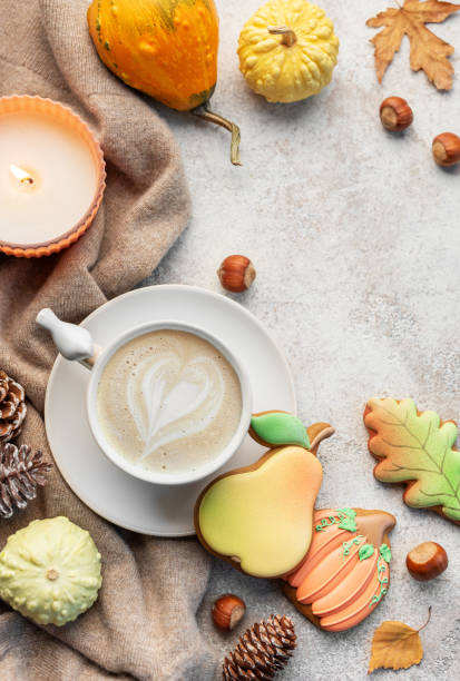 istock Multicolored autumn homemade cookies 1706026599