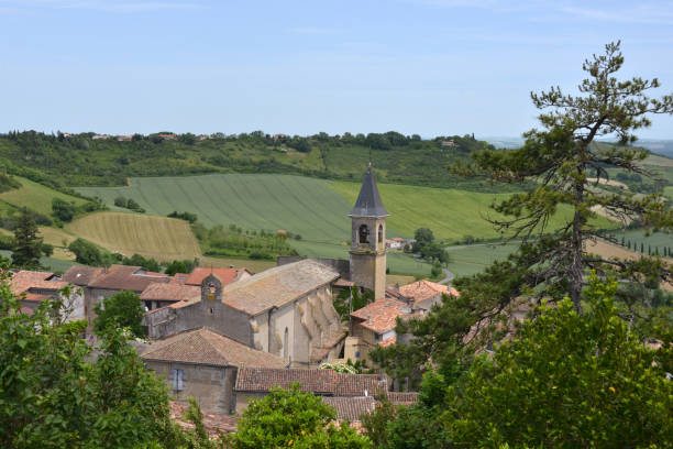 istock historic town of Lautrec 1706031945