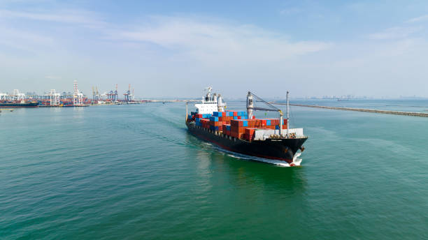 istock container cargo ship import export global business and industry commercial trade logistic and transportation of international by container cargo ship in sea, container cargo freight shipping, 1706069987