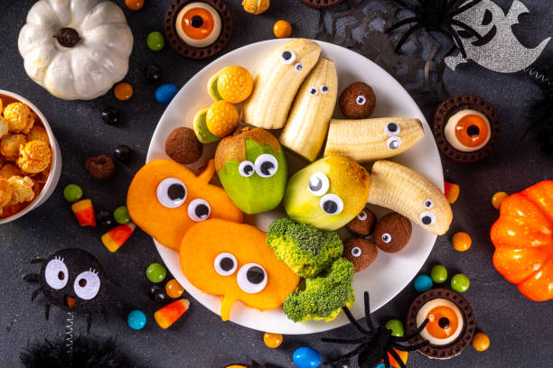 istock Halloween party food and snack buffet 1706076898