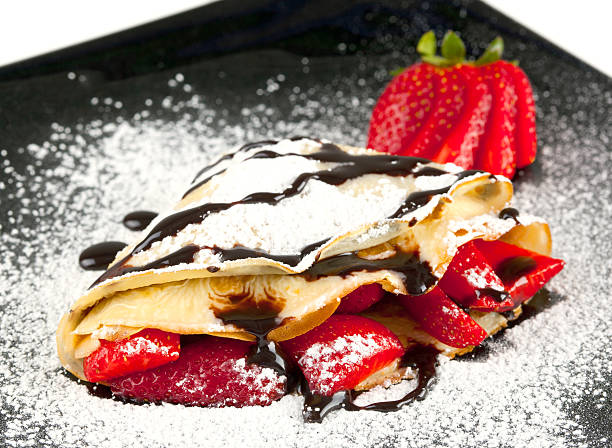 istock Strawberry Crepe with Chocolate 170608928