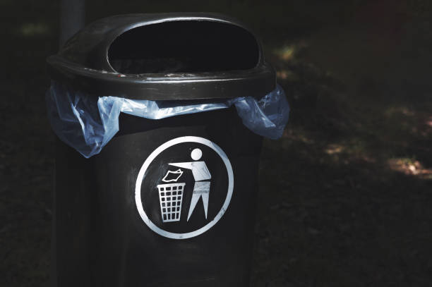 istock Litter bin in a city park 1706097007