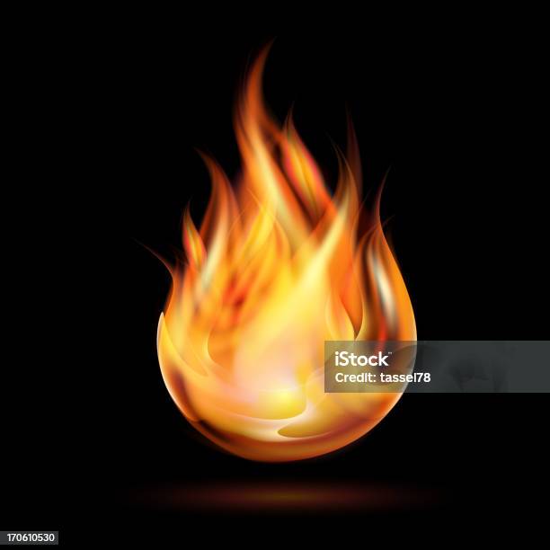 Symbol Ognia - Stockowe grafiki wektorowe i więcej obrazów Bez ludzi - Bez ludzi, Czerwony, Gorąco