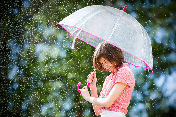 istock Woman with umbrella 170611599