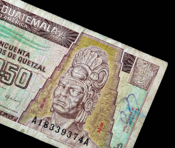 istock Mayan warrior Tecun Uman bust on a half quetzal bank note. 1706142015