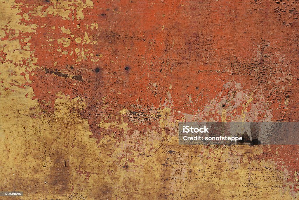 Arancione metallo Texture - Foto stock royalty-free di Arrugginito
