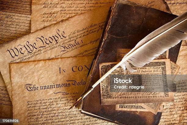 Die Constitution Stockfoto und mehr Bilder von Amerikanische Verfassung - Amerikanische Verfassung, Präambel zur amerikanischen Verfassung, Schreibfeder