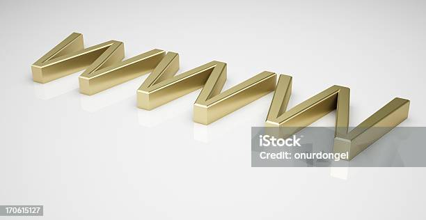 World Wide Web Stock Photo - Download Image Now - Alphabet, Gold - Metal, Gold Colored