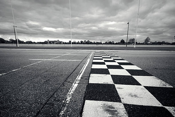 racing linha de chegada - motor racing track - fotografias e filmes do acervo