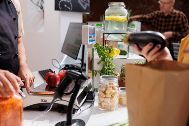 istock Zero waste store vendor sells food 1706158835