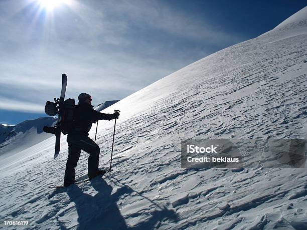 Hiking Snowboarder Stock Photo - Download Image Now - Colorado, Mountain Climbing, Rocky Mountains - North America