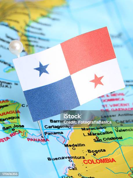 Panama Stockfoto und mehr Bilder von Bildschärfe - Bildschärfe, Blau, Flagge