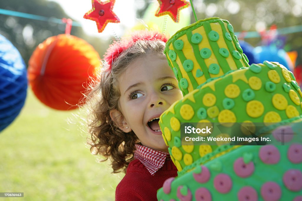 En plein air de fête d'anniversaire - Photo de 4-5 ans libre de droits