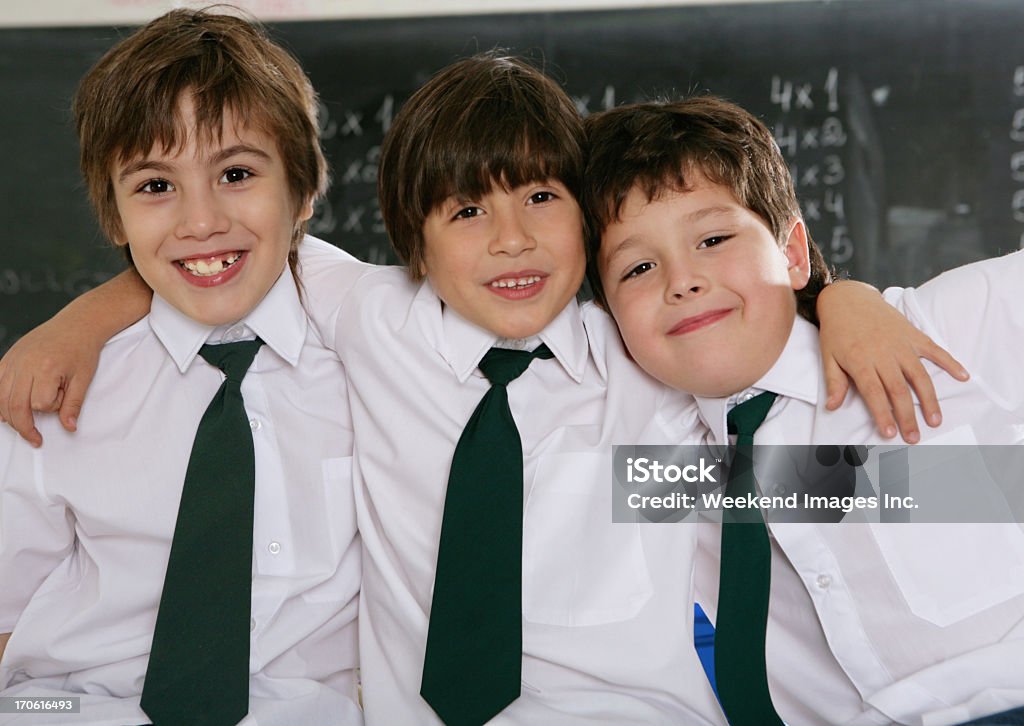 schoolboys em uma sala de aula - Royalty-free Criança Foto de stock