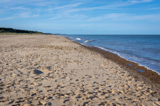istock Golden sandy beach on the coast of Norfolk 1706167450