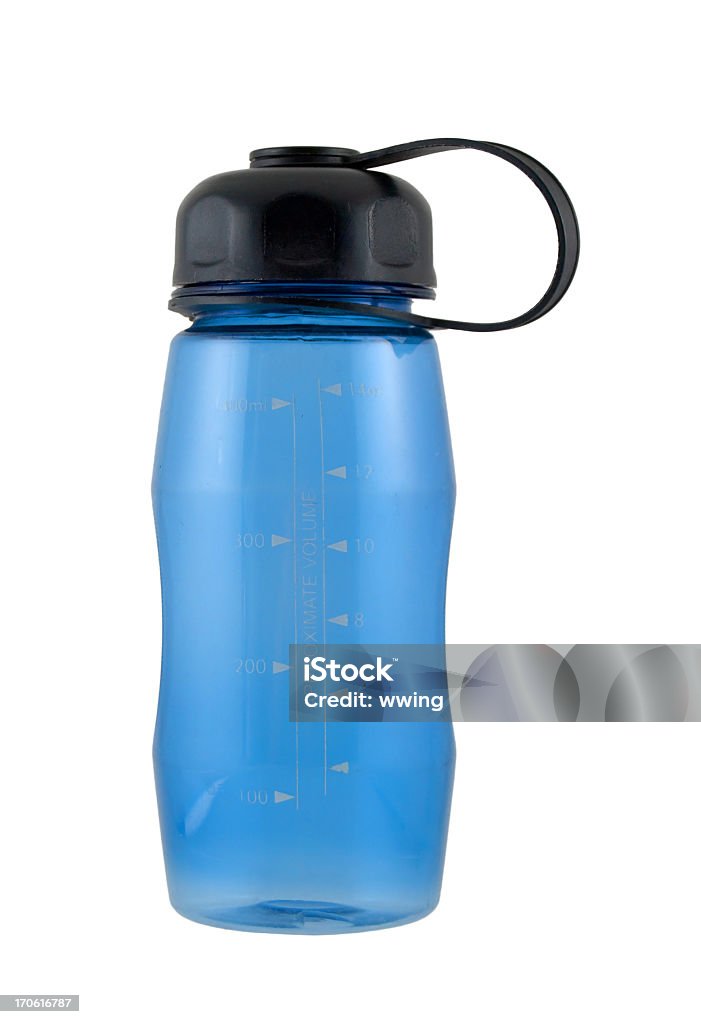 Blaue Flasche Wasser - Lizenzfrei Wasserflasche Stock-Foto