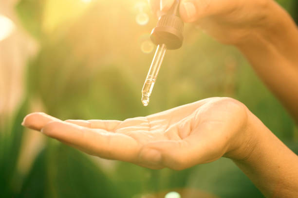 Essential oil or organic serum.