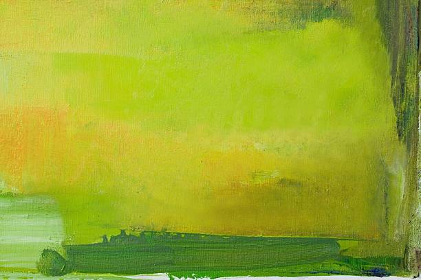 abstract green-art-hintergrund. - tempera painting stock-fotos und bilder