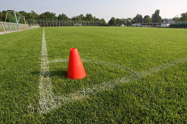 istock soccer field seen from a corner 170617424