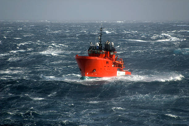 istock boat in storm at sea 170617858
