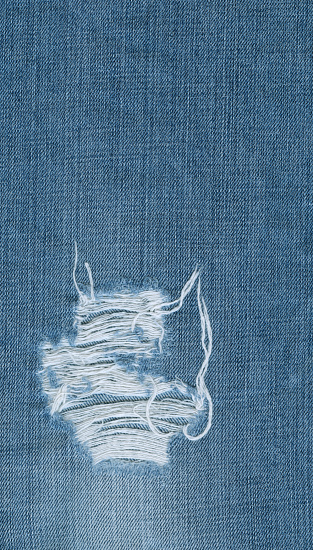 High resolution  denim texture with hole