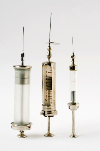 Vintage medical equipment. Needles for injection.Other pictures of medical equipment in my portfolio: