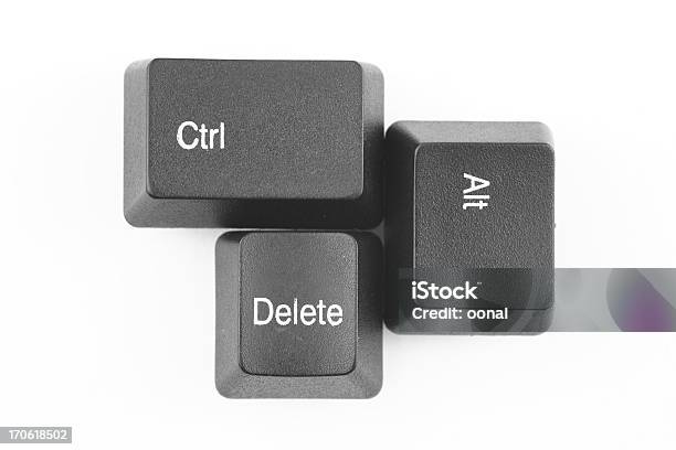 Controlo Alt Delete - Fotografias de stock e mais imagens de Teclado de Computador - Teclado de Computador, Teclado numérico, Botão - Peça de Máquina