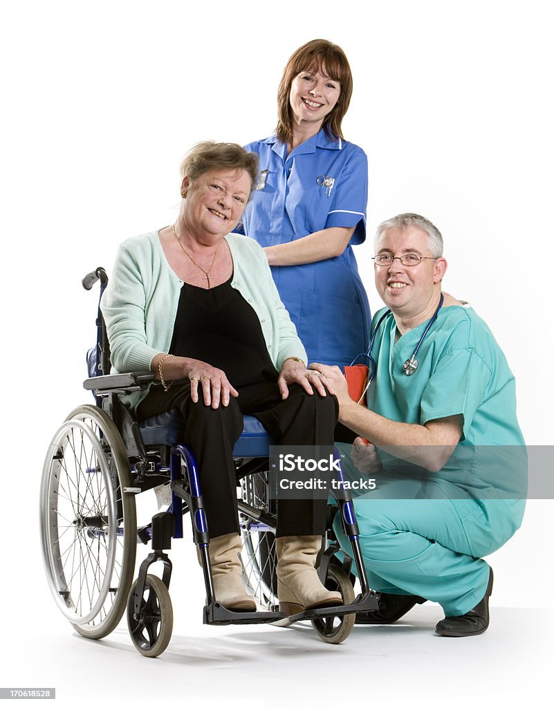 Settore sanitario: Medico, infermiere e paziente - Foto stock royalty-free di Paziente