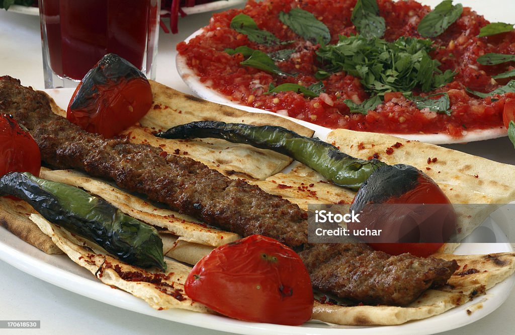Adana kebap - Zbiór zdjęć royalty-free (Kebab)