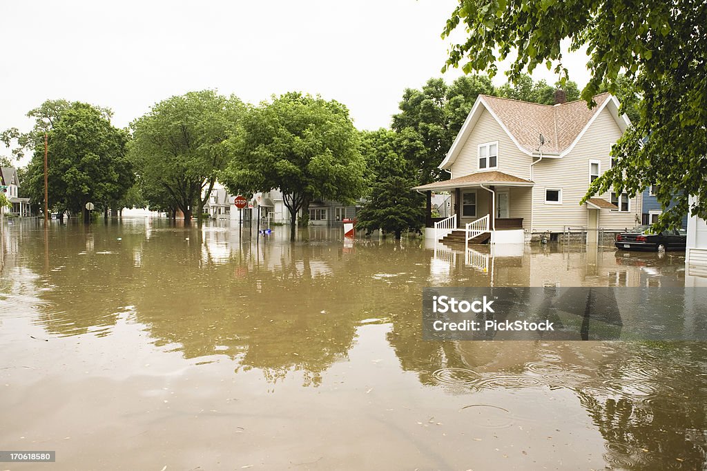 홍수 미드웨스트의 - 로열티 프리 홍수 스톡 사진