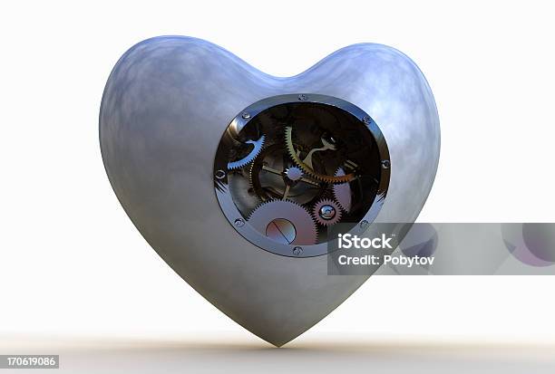 Mechaniczna Serca - zdjęcia stockowe i więcej obrazów Serce - Symbol idei - Serce - Symbol idei, Abstrakcja, Mierzyć puls