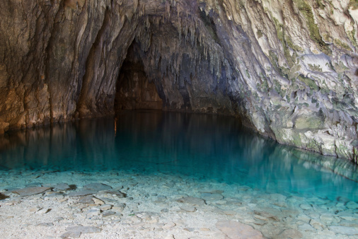 A cave in the French Alpes: Grotte de Choranchesee also