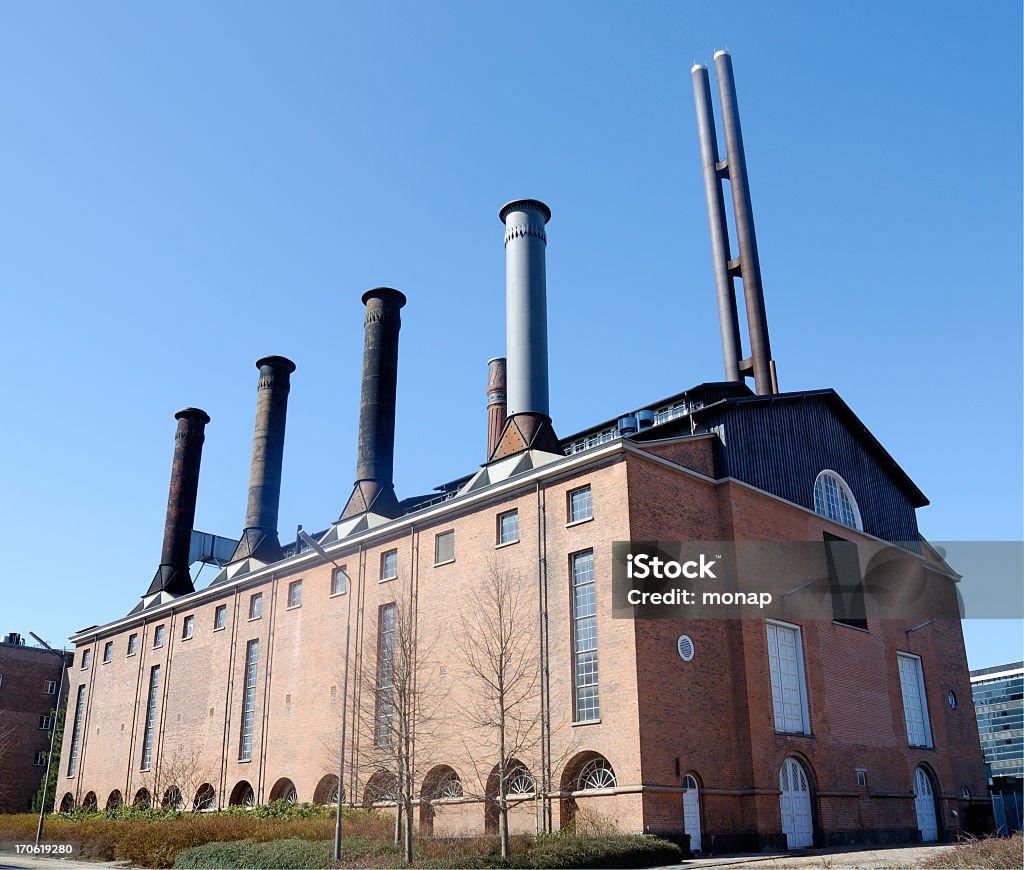 Alten Fabrik geht - Lizenzfrei Fabrik Stock-Foto