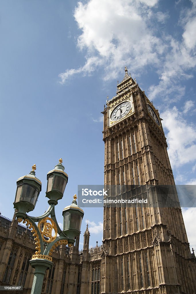 Big Ben e il Palazzo di Westminster - Foto stock royalty-free di Ambientazione esterna