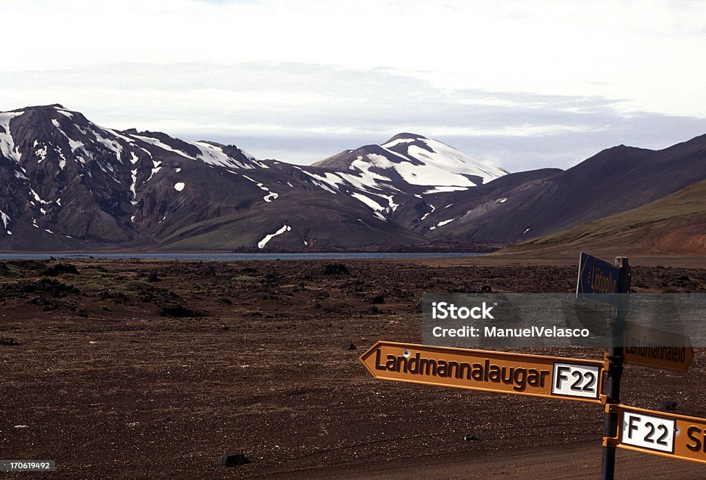 란드만나라우가르 트레일, 아이슬란드 - 로열티 프리 0명 스톡 사진
