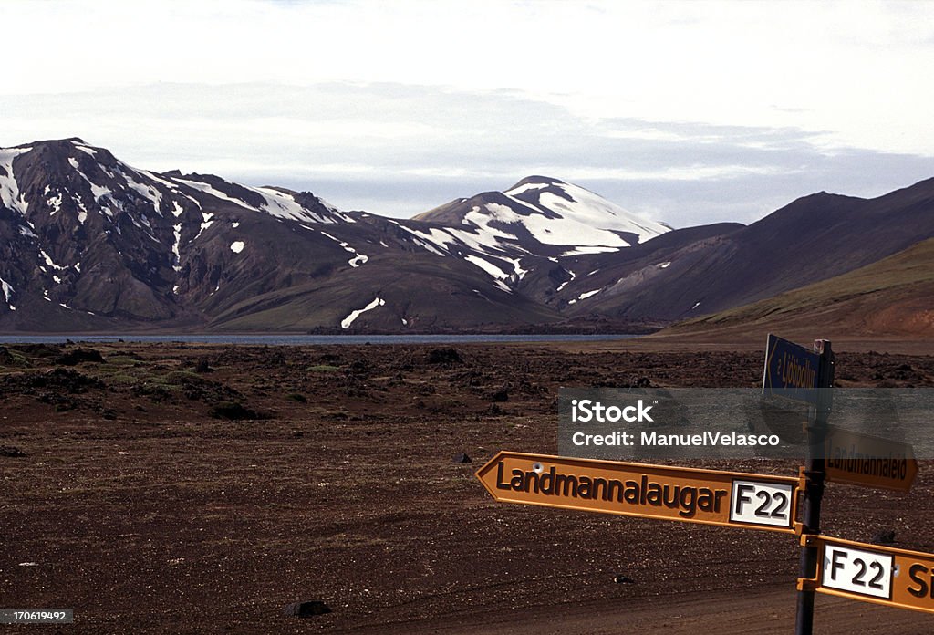 landmannalaugar trail, Исландия - Стоковые фото Central Iceland роялти-фри