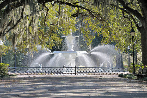 istock Fountain, Forsythe Park, Savannah 170619528