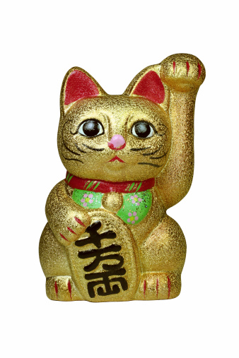 A golden Maneki Neko.