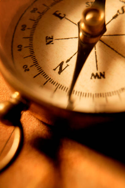 istock Close Up Of Antique Compass face 170619731