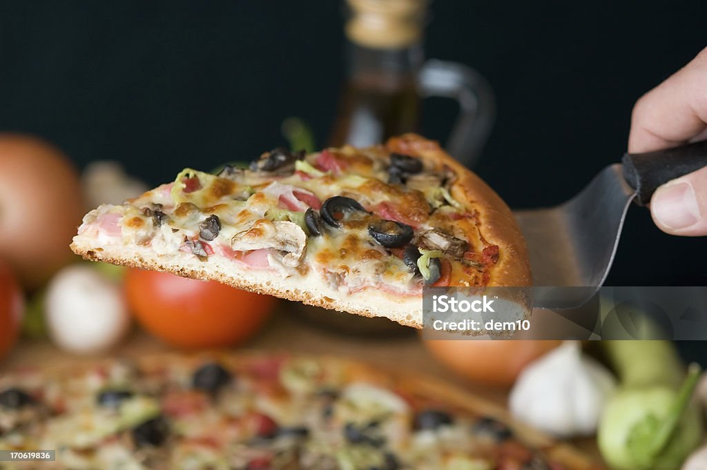 Pizza Series - Photo de Ail - Légume à bulbe libre de droits