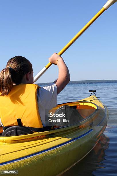 Young Kayaker Stock Photo - Download Image Now - Kayak, Learning, Activity