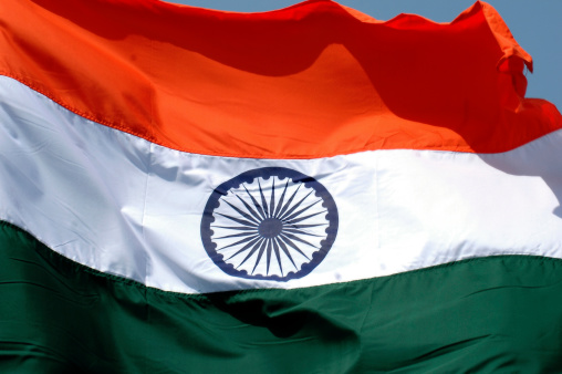 Indian tricolor aflutter !