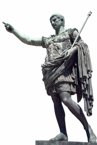 known as Gaius Julius Caesar Octavianus (in English Octavian, Latin: CAIVLIVSACAFACAESARAOCTAVIANVS)  was the first and among the most important of the Roman Emperors.pointing towards eternity - symbol of power and commitment