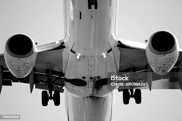 Jetliner - Fotografias de stock e mais imagens de Avião - Avião, Ao Ar Livre, Aterrar