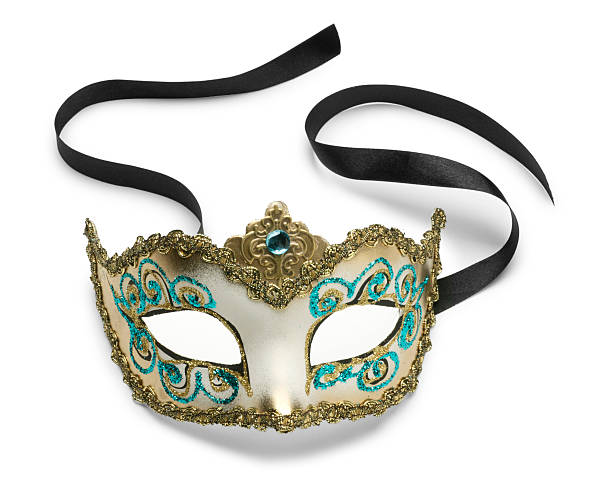 Venetian Mask Venetian mask on white with soft shadow evening ball stock pictures, royalty-free photos & images