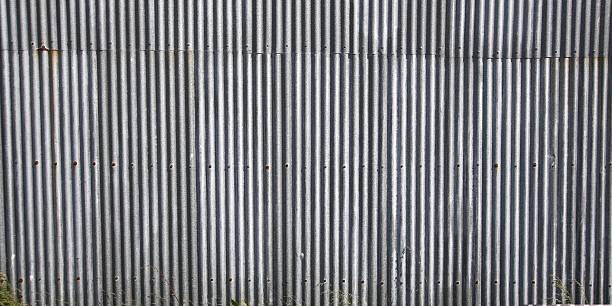 Siding Plates, Corrugated stock photo