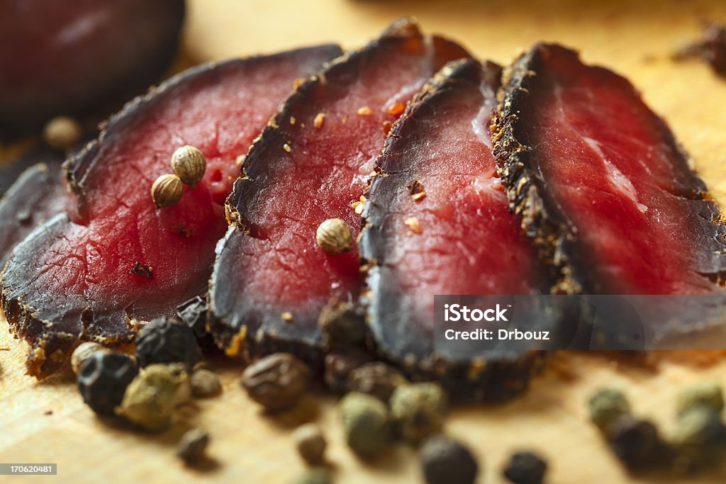 De carne fumada - Royalty-free Jerky Foto de stock