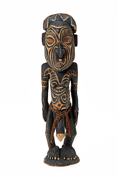 istock Tribal art figurine from papa new guinea 170620652