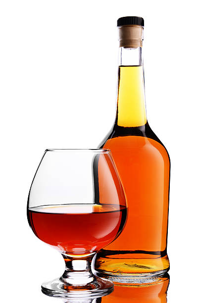 istock Bottle and glass of cognac 170620877