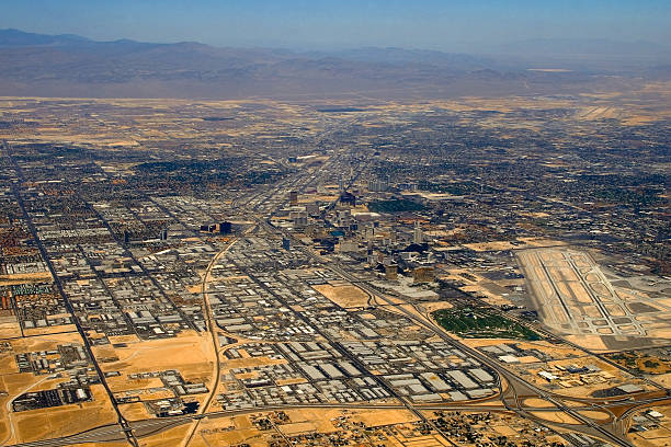 istock Aerial view over Las Vegas 170622231